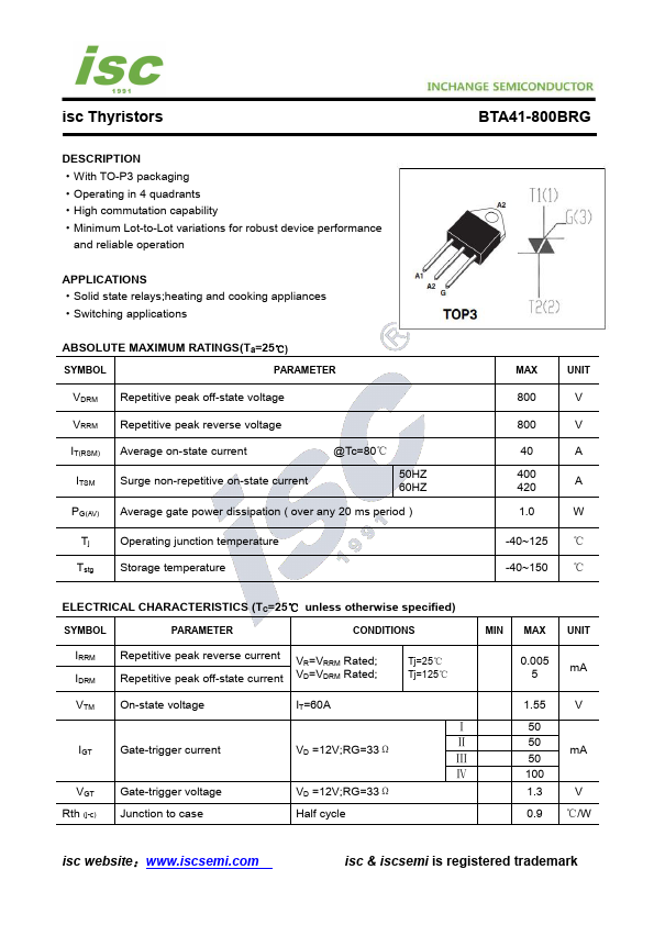 BTA41-800BRG