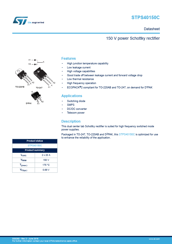 STPS40150CT