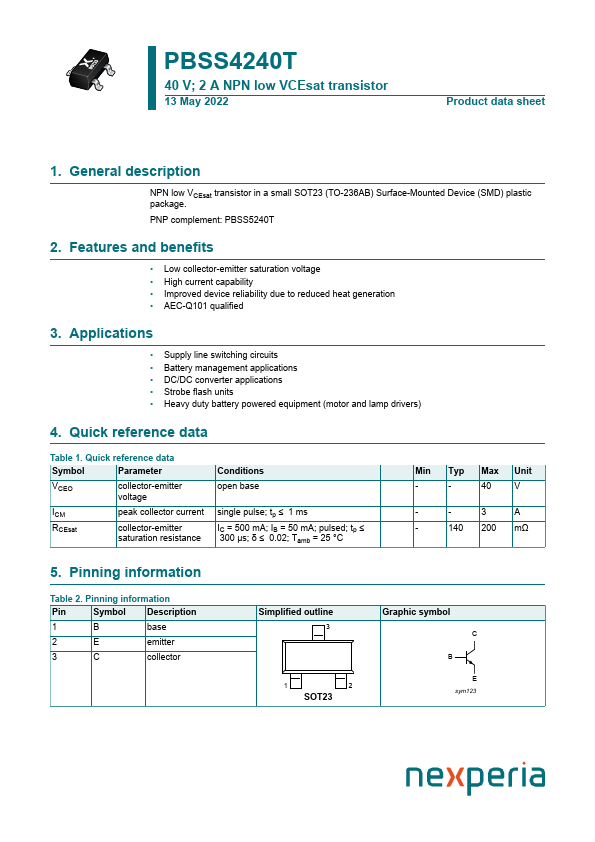 PBSS4240T