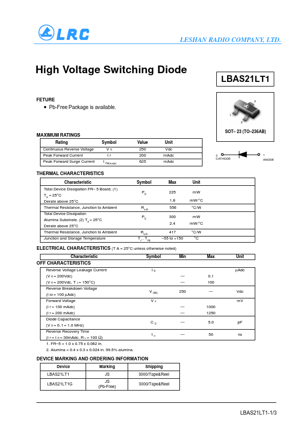 LBAS21LT1