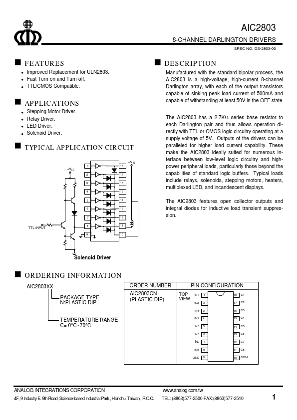 AIC2803