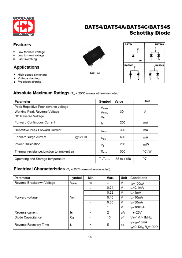 BAT54C