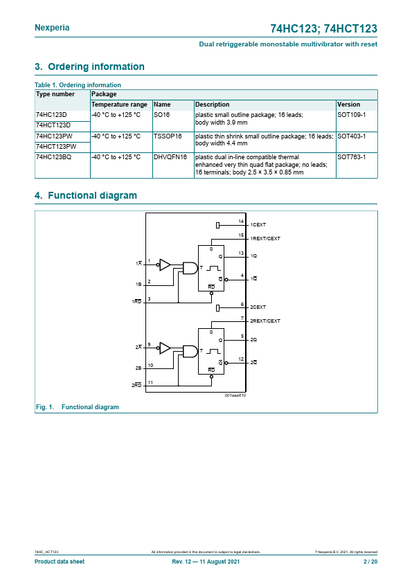 74HC123BQ