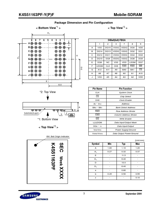 K4S51163PF-YF