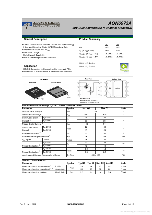 AON6973A