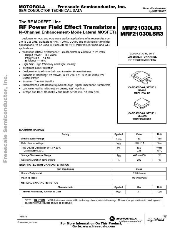 MRF21030LSR3