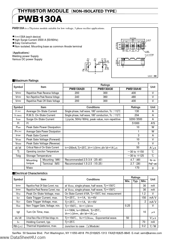 PWB130A