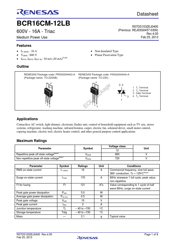 BCR16CM-12LB