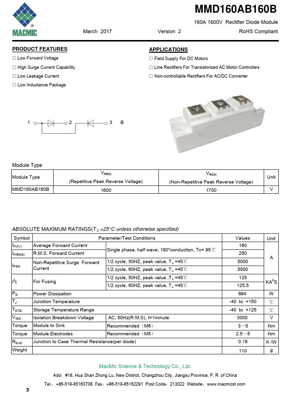 MMD160AB160B