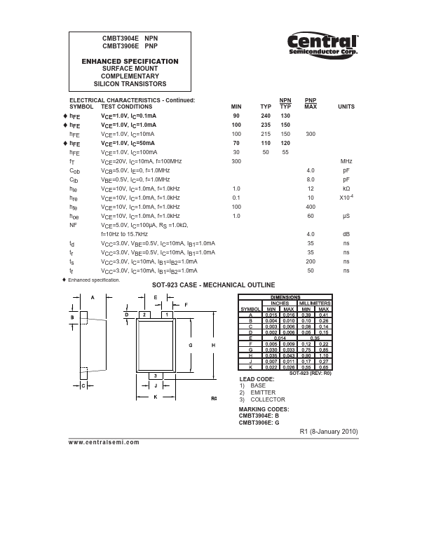 CMBT3906E