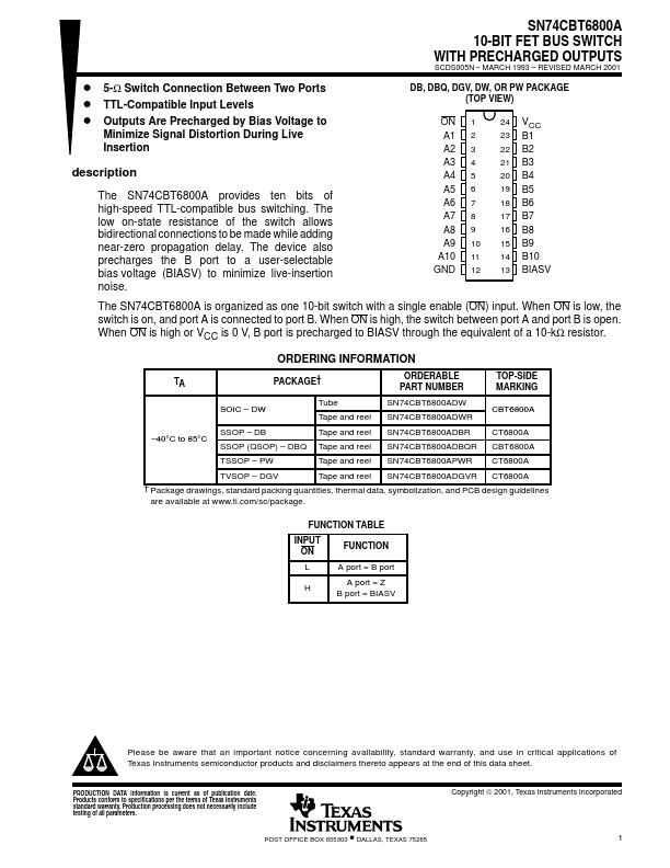 SN74CBT6800A