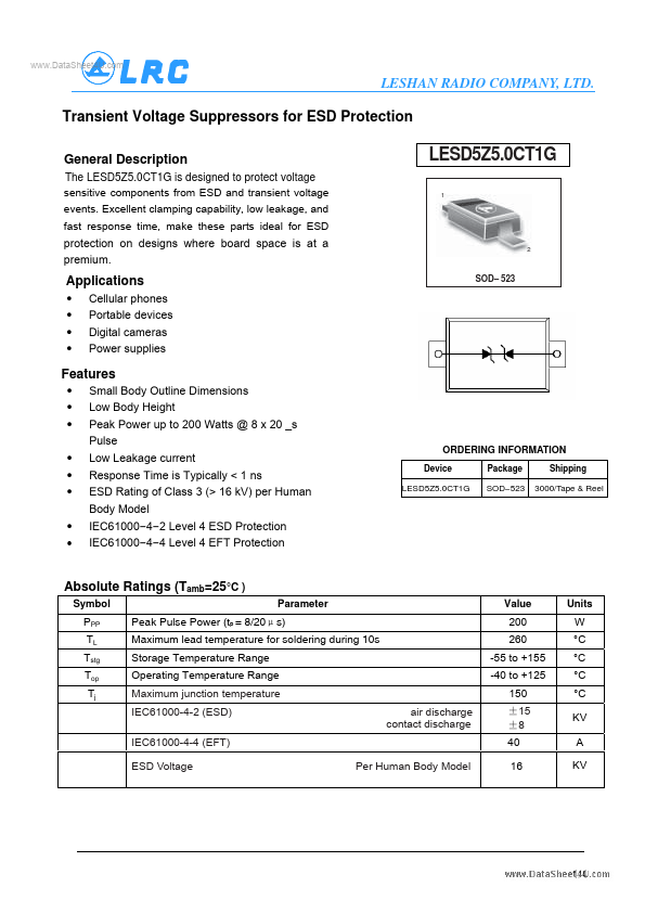 LESD5Z5.0CT1G