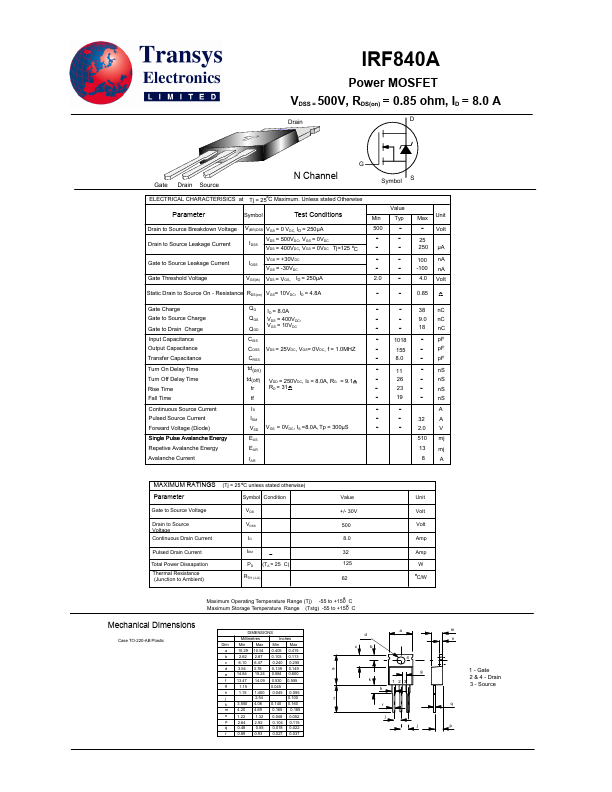 IRF840A