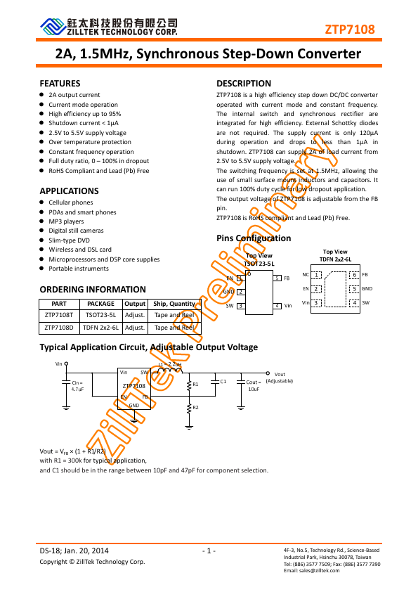 ZTP7108D