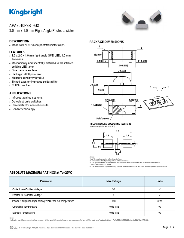 APA3010P3BT-GX