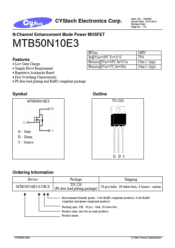 MTB50N10E3