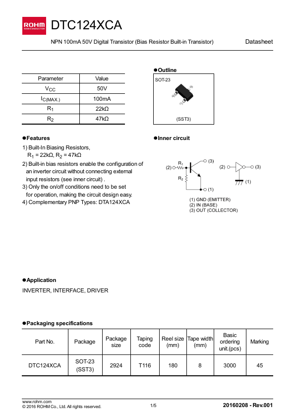 DTC124XCA