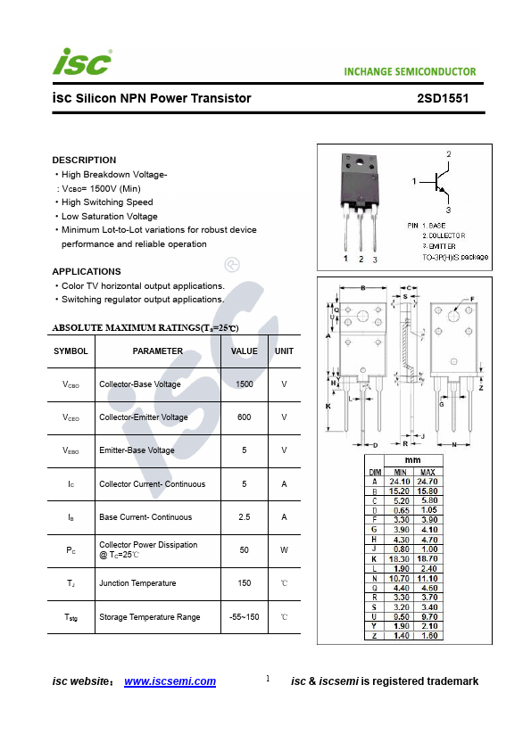 2SD1551