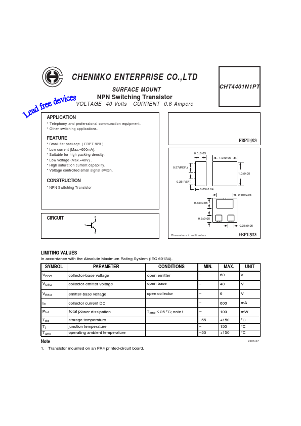 CHT4401N1PT