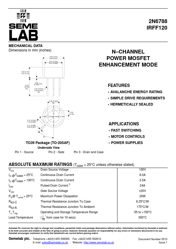 IRFF120