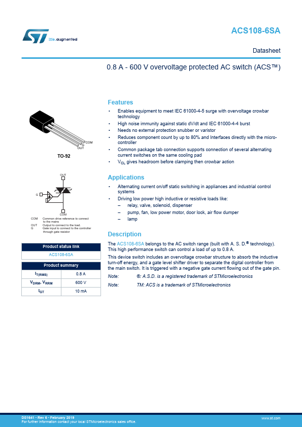 ACS108-6SA