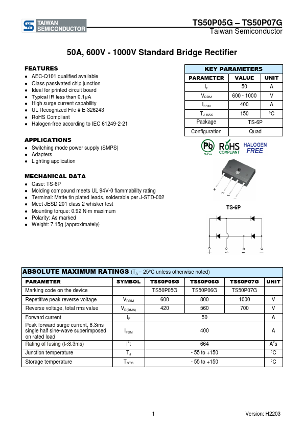 TS50P06G