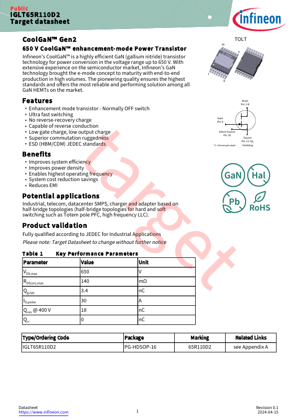 IGLT65R110D2