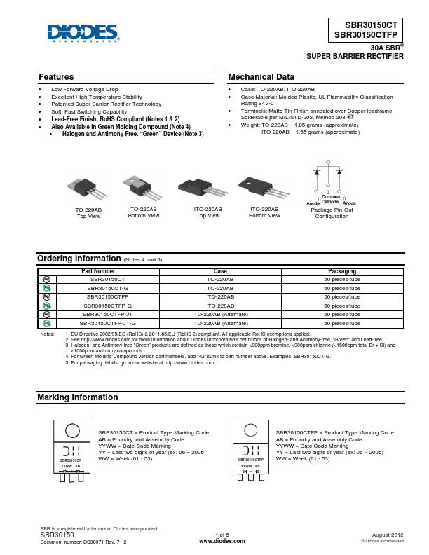 SBR30150CTFP