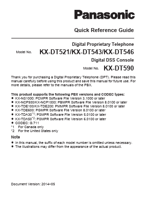 KX-DT546