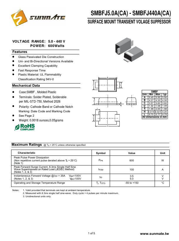 SMBFJ9.0A