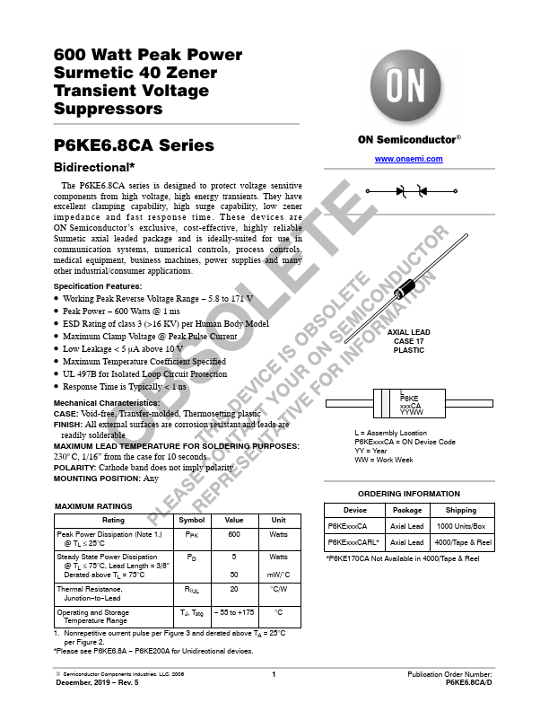 P6KE160CA