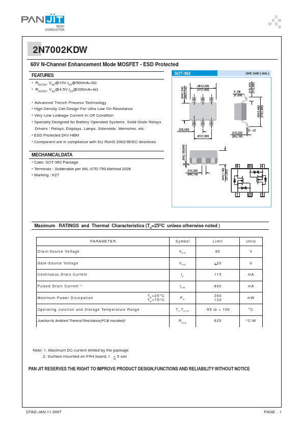 2N7002KDW