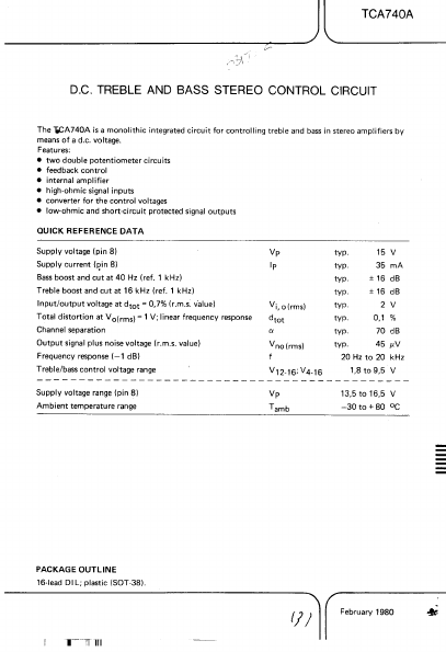 TCA740A