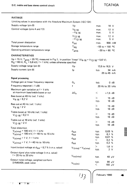 TCA740A