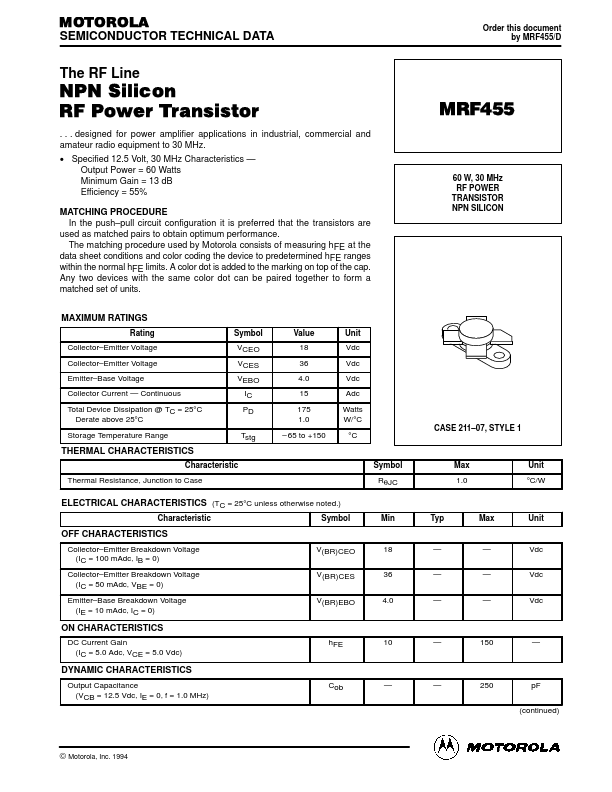 MRF455