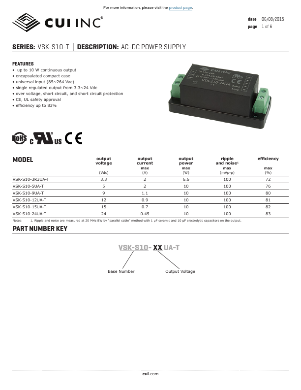 VSK-S10-9UA-T