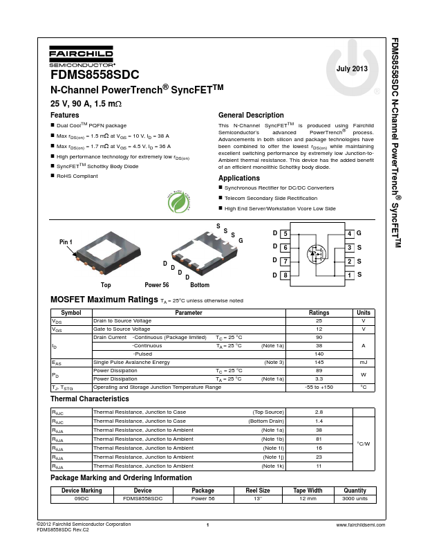 FDMS8558SDC