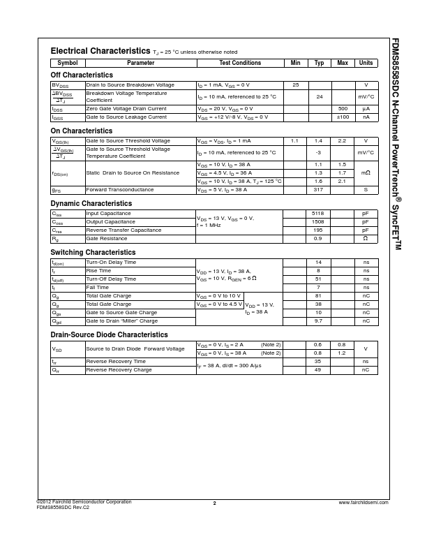 FDMS8558SDC