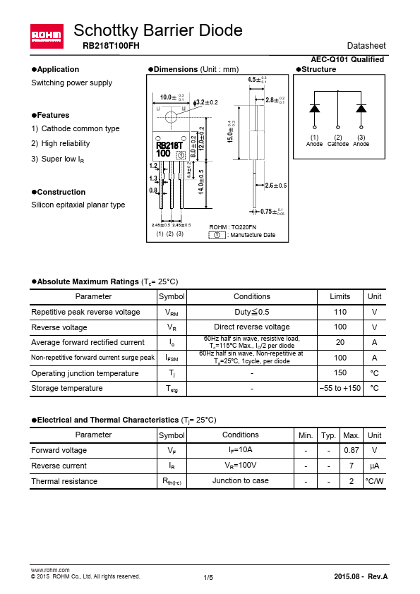 RB218T100FH