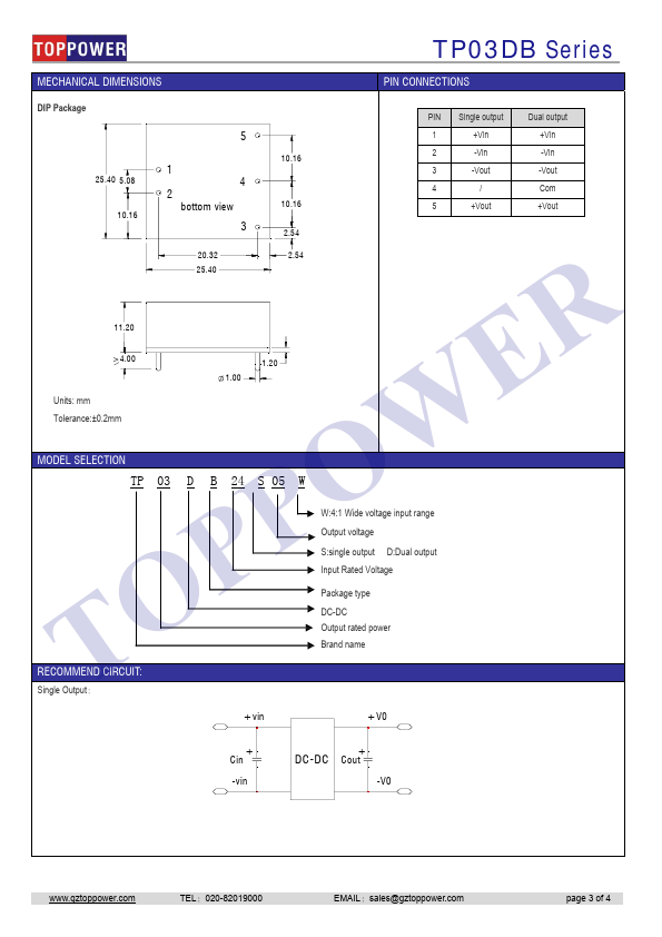 TP03DB24D05W