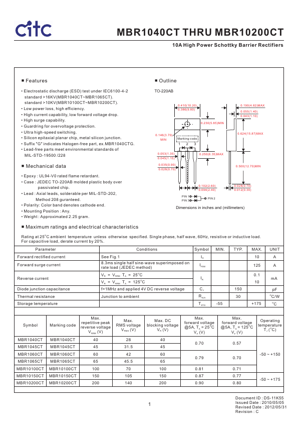 MBR10150CT