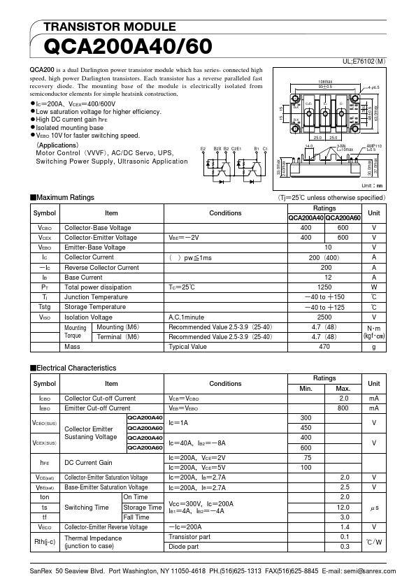 QCA200A60