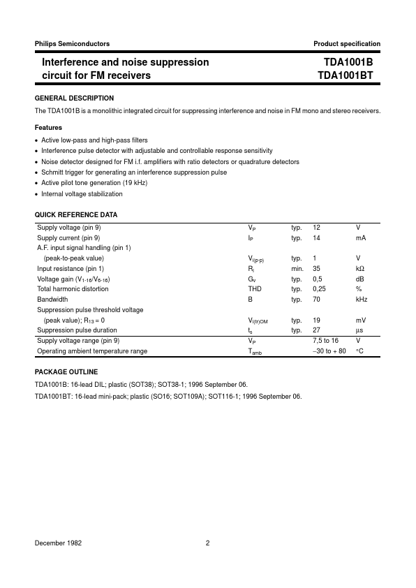 TDA1001BT