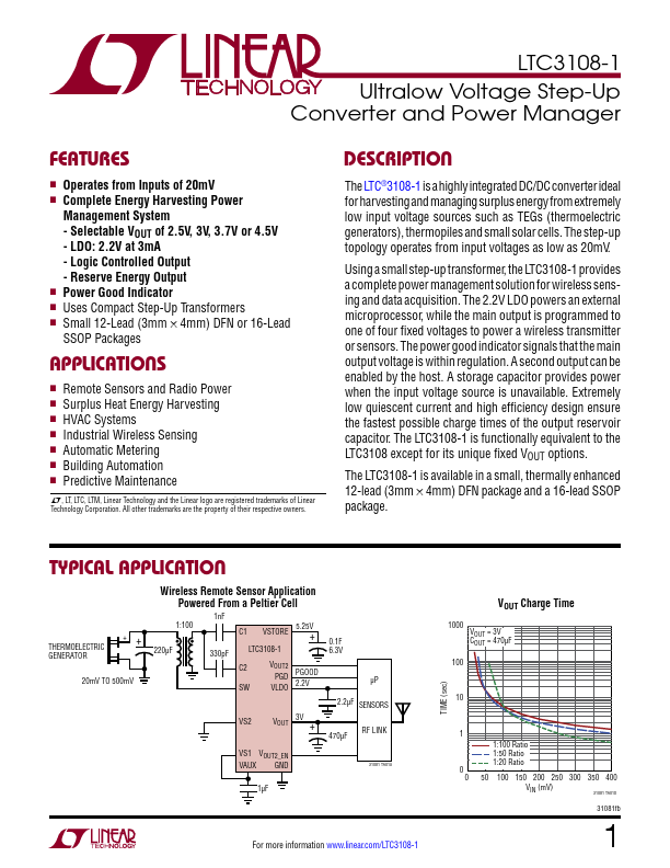 LTC3108-1