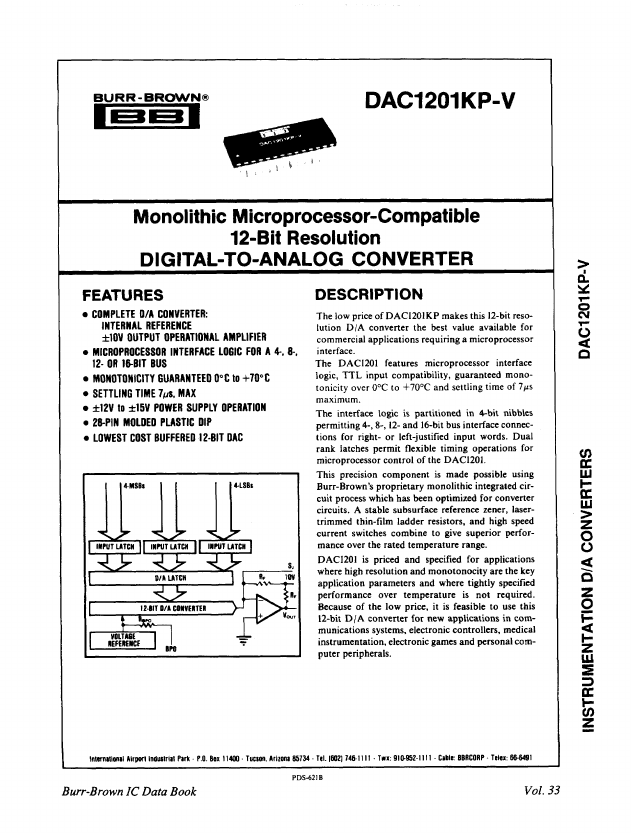 DAC1201KP-V