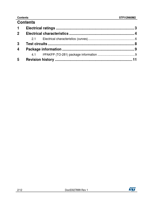 STFI12N60M2