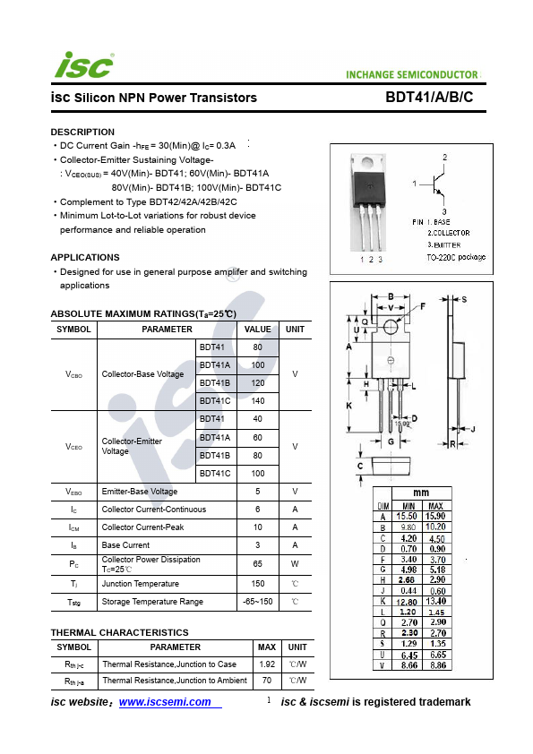 BDT41B