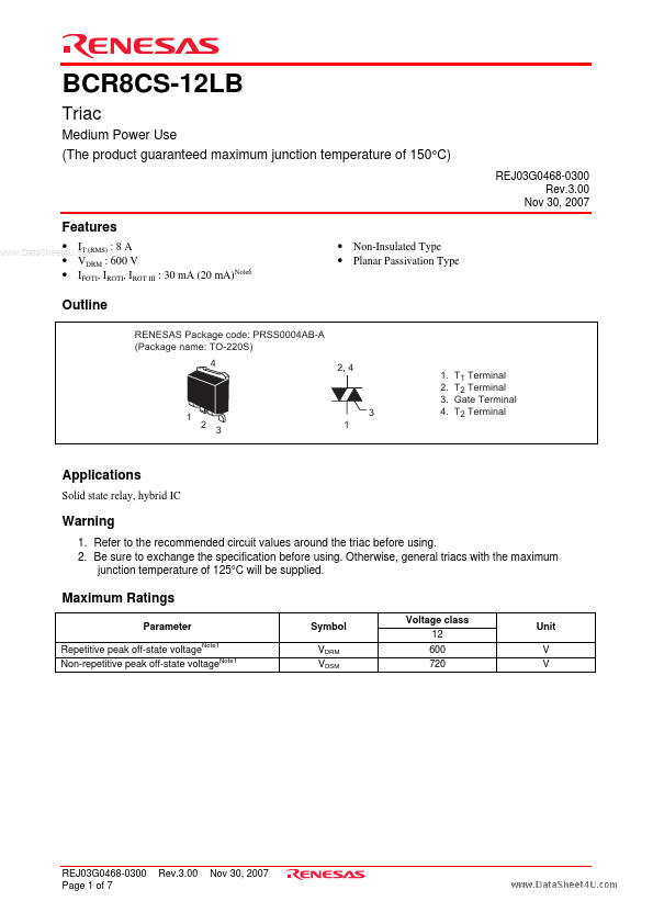 BCR8CS-12LB