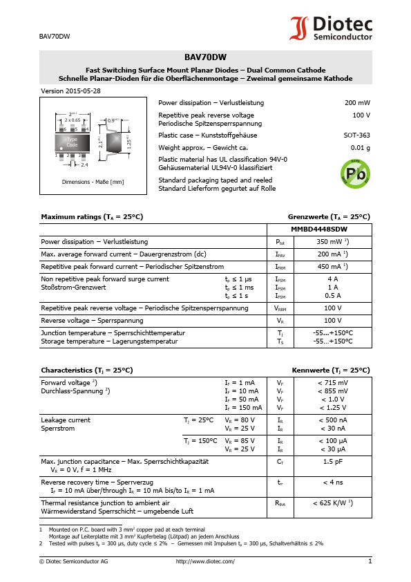 BAV70DW