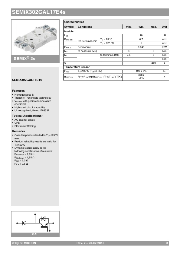 SEMiX302GAL17E4s